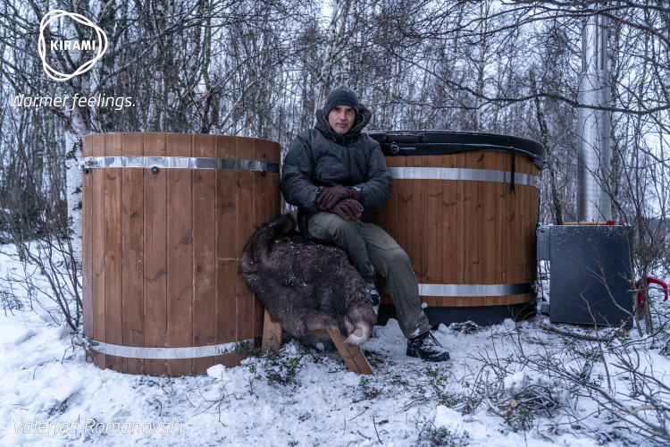 Valerjan Romanovski | Lämmin kylpy auttoi minua myös rentoutumaan ja vähentämään jatkuvasta kylmyydestä aiheutunutta stressiä. | Kirami