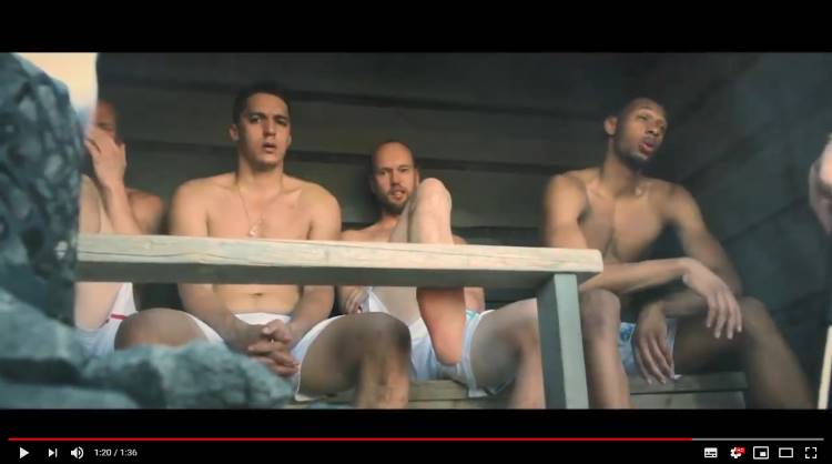 FinVision® - Sauna | VaLePan lentopallopelaajat Kiramin FinVision® - Saunassa löylyissä | Kirami