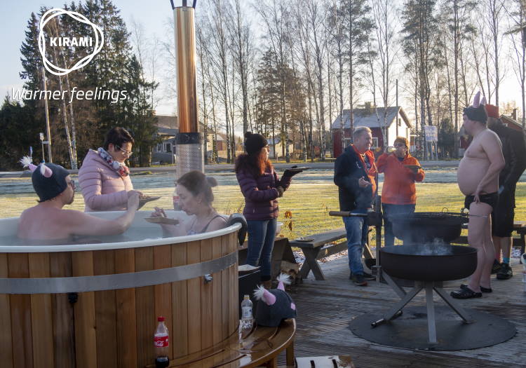 Syksyllä Ville ja Janne kävivät Kiramilla vierailulla muistelemassa kesän seikkailua | Kirami paljut