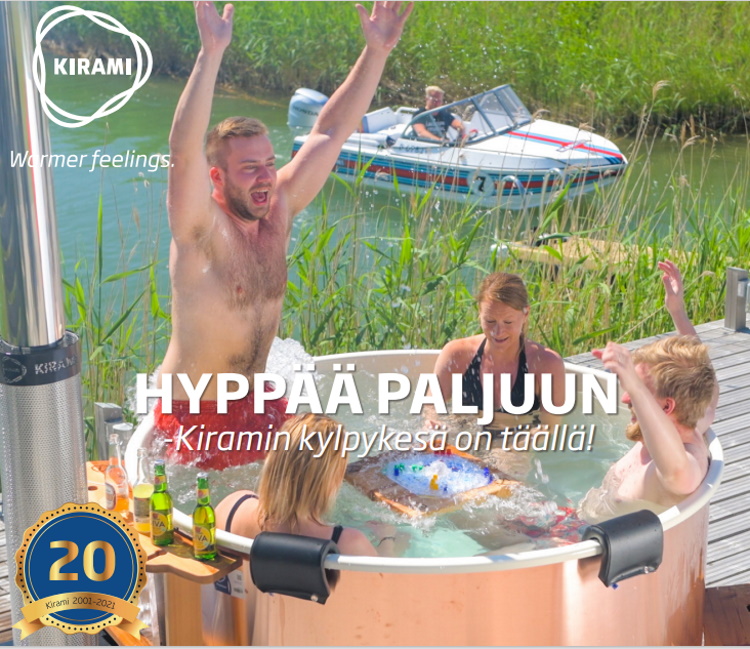 Kiramin kylpykesä on täällä! | Kirami - Warmer feelings.