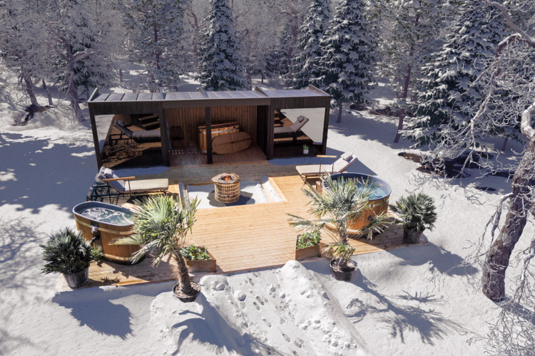  Pihasauna tuo luksusta arkeen myös talvella | Kirami FinVision® Annex