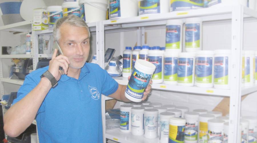 Kuvassa Kalle Pakkala Kirami Oy