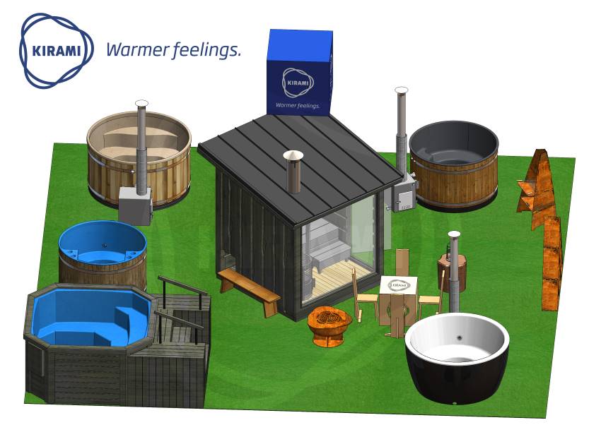 Kevätmessuilla voi tutustua valmiina moduulina toimitettavaan FinVision® saunaan | Kirami