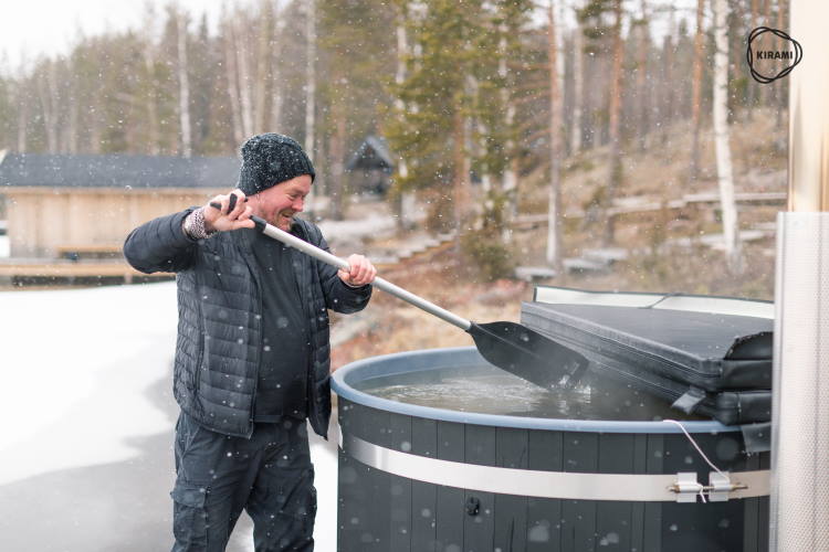 Sekoitusmela veden sekoittamiseen lämmitysvaiheessa, jotta saadaan kerrostunut lämpötila tasattua | Kirami