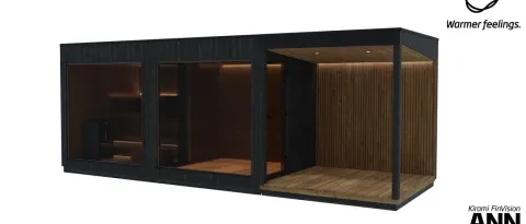 Kirami FinVision® -lounge Misty, sauna, terasse M