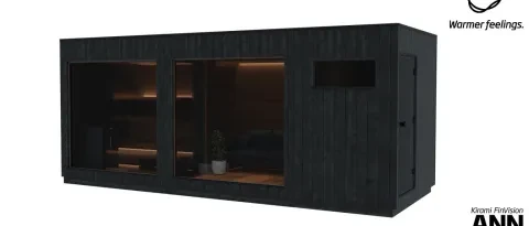 Kirami FinVision® -sauna Misty, lounge, changing room