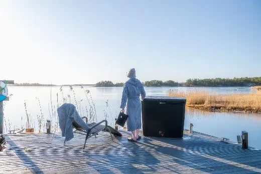 Comfort BlackIce S - BlackLeather, harmaa