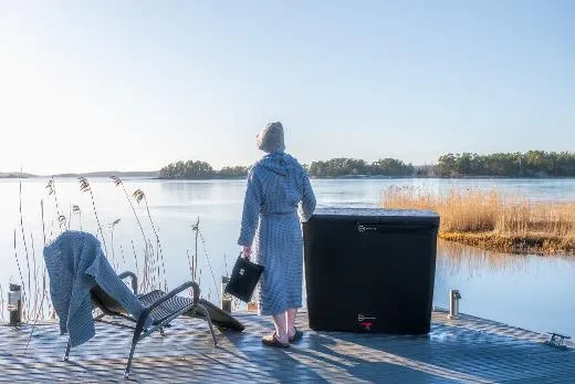 Comfort BlackIce S - BlackLeather, harmaa