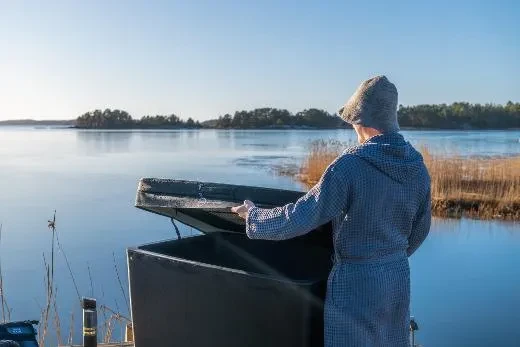 Comfort BlackIce S - BlackLeather, harmaa