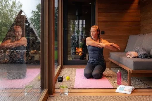 Kirami FinVision® -lounge XL, voi yhdistää helposti muihin Misty moduuleihin