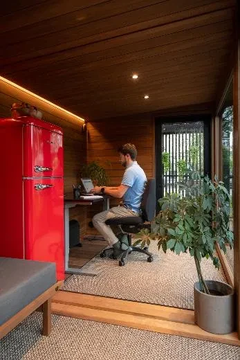 Luonnon keskellä oleva etätyöpaikka | Kirami FinVision® - lounge XL Misty