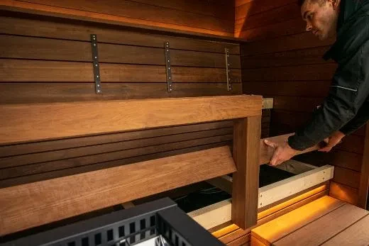 Kirami FinVision® -sauna M Misty - moderni ulkosauna.