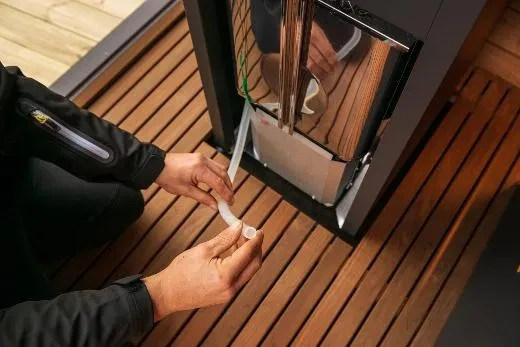 Kirami FinVision® -sauna M Misty, Harvia Virta Combi 10.8 kW - suomalainen sauna