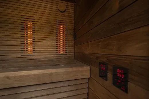 Infrapuna ei asennettavissa jälkikäteen – tilattava saunan yhteydessä | Kirami FinVision® -sauna M Misty | Ulkosauna