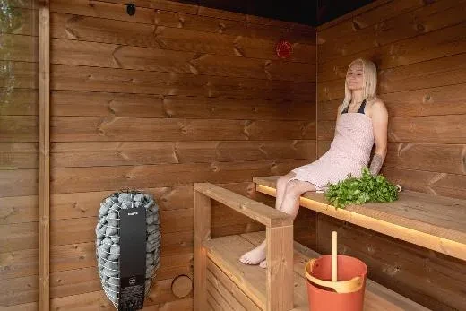 Kirami FinVision® -sauna M Nordic Dawn (Oikea), Spirit 9kW