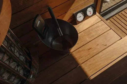 Kirami FinVision® -sauna S Misty | Mikä kädentaitajan näyte!